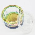 Vasito Cristal Con Tapa Para Porcelana Acrílico De Uñas Colorín Grande