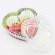 Vasito Cristal Con Tapa Para Porcelana Acrílico De Uñas Colorín Grande