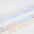 10Rollos Nail Art Foil Sticker,Pegatinas Uñas Tips Wraps Foil Transfer Sticker para DIY Manicura Acrílico Decoración(L100cm x W4cm)