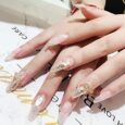 Tips 500 unids Uñas  Artificiales 10 Tamaños-Tips de uñas francesas
