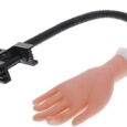 Mano de Caucho Flexible de Práctica para Aprendizaje de Manicura Uñas y Exhibición