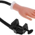 Mano de Caucho Flexible de Práctica para Aprendizaje de Manicura Uñas y Exhibición