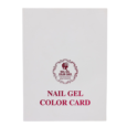 Carta de color de gel de uñas, esmalte de uñas Visualización de cartas muestra 216 colores (Blanco)