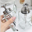 Dispensador Cristal/ Botella de bomba de presión de cristal.