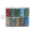 10 Rollo Foil Trasfer para Uñas/ Pegatinas de Foil para Decoración d Uñas