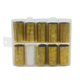 10 Rollo Foil Tranfer  Para Uñas/ Pegatinas de Foil Para Decoración de Uñas