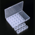 Caja de Almacenamiento de Plástico /compartimento con rejillas  Removibles para  cuentas o pedrería
