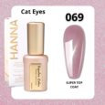 Esmalte Ojo de Gato/Esmalte Semipermanente Hanna 15ml #069 ojo de gato iman
