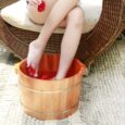Cubo de Madera para Pedicura/ Pediluvio Spa/