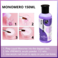 Monómero 150ml/ Líquido Acrílico profesional