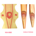 Molde de Uñas HA-008 300 pcs/ Guías para Extensión de Uñas