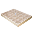 Caja Organizador de Madera para piedras /