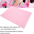 Toalla impermeable Manicura 100u/Almohadillas Papel Desechables/ Alfombrilla Mesa Rosa