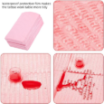 Toalla impermeable Manicura 100u/Almohadillas Papel Desechables/ Alfombrilla Mesa Rosa