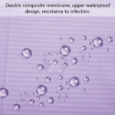 Toalla impermeable Manicura 100u/Almohadillas Papel Desechables/ Alfombrilla Mesa  colorlila