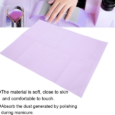 Toalla impermeable Manicura 100u/Almohadillas Papel Desechables/ Alfombrilla Mesa  colorlila