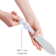 Lima profesional para pies de acero inoxidable 3en 1/ Lima pedicura/ Raspacallos