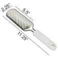 Lima de pie para pedicura (metal, con hoja de eliminación),/ Raspacallos