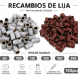 Bandas de Lijado para uñas/ lijas de recambio / Mandriles 100pcs /180-100-120-150-180-240
