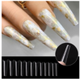 Tips Puntas de Uñas XXL/ Tips Soft Gel 240PCS Coffing