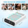 Aspirador de Polvo Blueque 858-7 / Aspirador  de  manicura  80W
