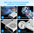 Aspirador de Polvo Blueque 858-7 / Aspirador  de  manicura  80W