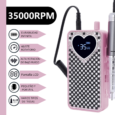 Torno de uñas  T1 de Diamantes 35000RPM / Pulidor de uñas