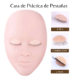 Cara de Practica de Silicona para Pestañas
