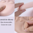 Cara de Practica de Silicona para Pestañas