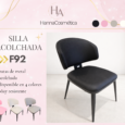 Silla Acolchada F92/ silla de recepcion/ silla de uñas/ silla de Spa