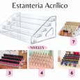 Estanteria acrílico / organizador de niveles/ Expositor de Esmaltes