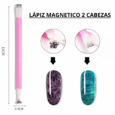 Iman para ojo de gato/ lapiz magnetico 2 cabezas/