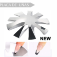 Placa de francesa / placa de uñas / Plantilla de uñas