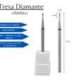 fresa cilindrica diamante