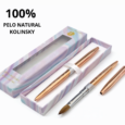 1Pincel acrílico N/16 para uñas Hanna / Pincel100% Pelo Kolinsky,