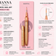 Pincel Nail Art Ultra Fino 11mm Hanna P-656 para Diseños Profesionales