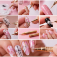 Pincel Nail Art Ultra Fino 11mm Hanna P-656 para Diseños Profesionales
