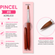 Pincel Acrílico Profesional #8 para Uñas – Precisión y Control Perfecto €7,26 €6,05 IVA Incluido