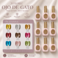 Esmalte en gel Ojo de Gato Hanna 9 colores 15ml / #9001