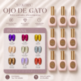 Colección Esmalte en gel Ojo de Gato Hanna 9 colores 15ml / #9002