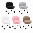 Silla Taburete Profesional para Pedicura con Ruedas y Respaldo Ergonómico