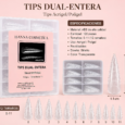 Tips de Acrigel/Poligel / Tips Dual sistem / Molde para Acrigel/ Extension de poligel