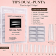 Tips de Acrigel/Poligel / Tips Dual sistem / Molde para Acrigel/ Extension de poligel