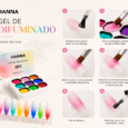 Gel de Difuminado 9 Colores Hanna / Paleta de Difuminado -001