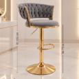 taburete de bar/ silla alta/ taburete con resplado sin ruedas/ silla de recepcion / silla de  isla