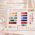 Nueva coleccion de Esmaltes DE GEL/UV 15ml Hanna -101 Colores / KIT 101 colores+ CARTA PINTADA