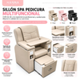 Sillon de Pedicura  Y Manicura Multifincional/ Sillon con masaje / sillon reclinable  /  sillon Electrico (copia)
