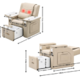 Sillon de Pedicura  Y Manicura Multifincional/ Sillon con masaje / sillon reclinable  /  sillon Electrico (copia)